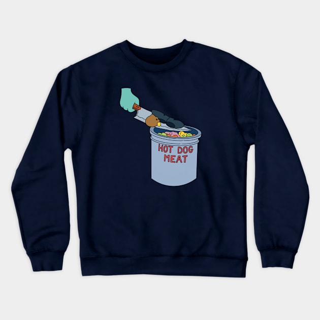 Hot dog meat Crewneck Sweatshirt by TeeAguss